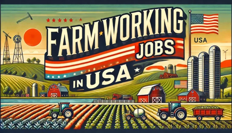 Farm Working Jobs in USA with Visa Sponsorship 2024